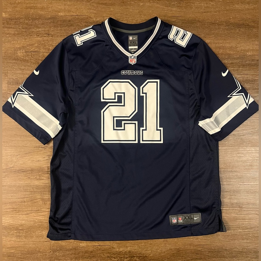 Ezekiel Elliott Dallas Cowboys Nike Vapor Limited Jersey Navy Men's Size‎ XXL C7